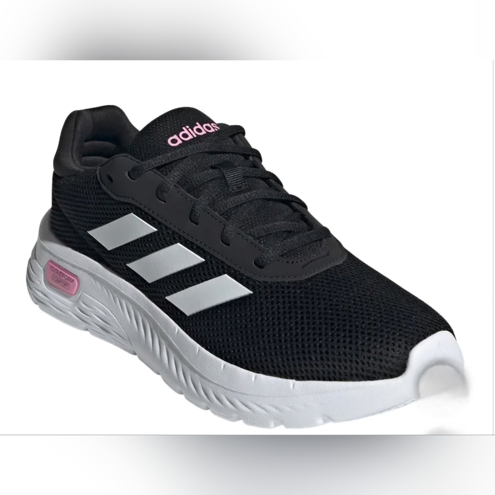 adidas Ladies' Cloudfoam Comfort Sneakers Shoes Black Size 8 New Without Box